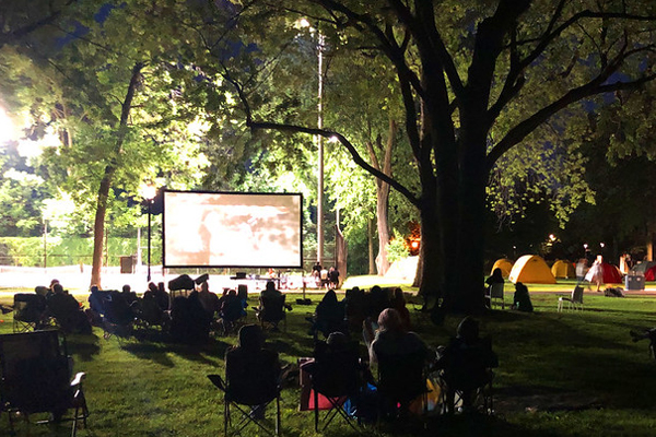 Cinéma en plein air